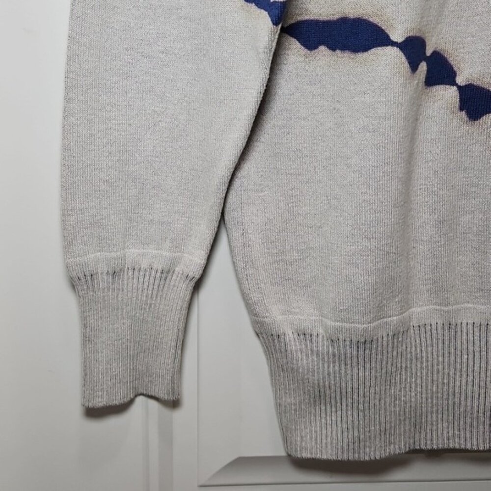 Central Park West New York Sweater New Cut Out Shoulder Tie Dye Fall Cozy - Picture 3 of 7